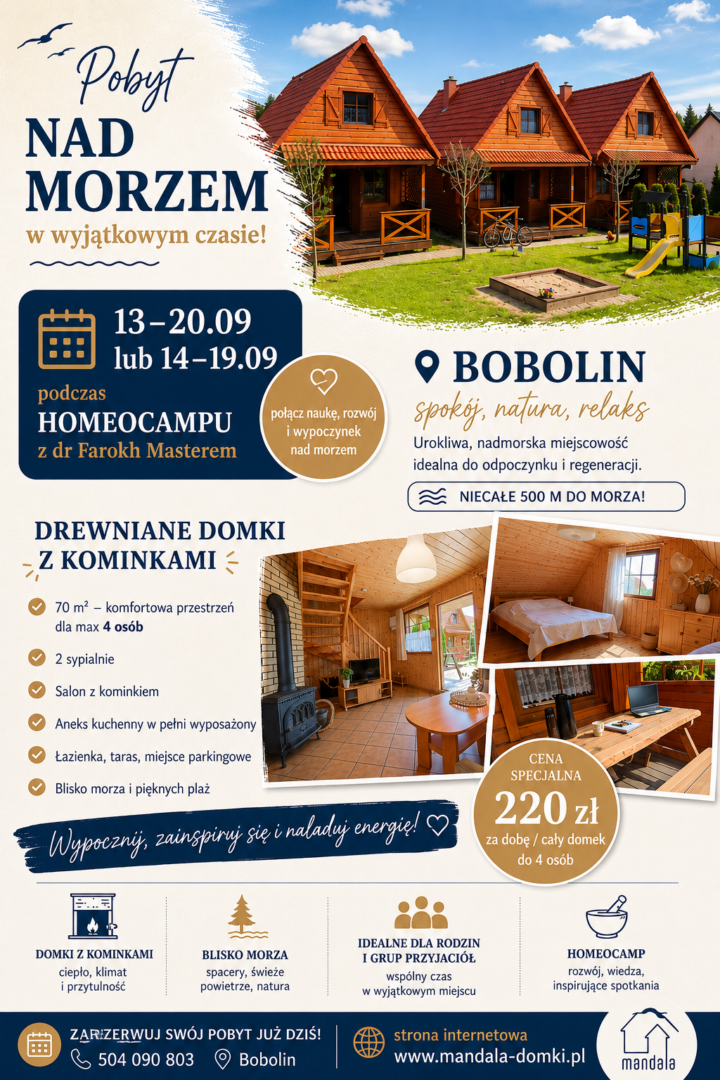 Ogferta noclegowa Camp HOMEOPATYCZNY